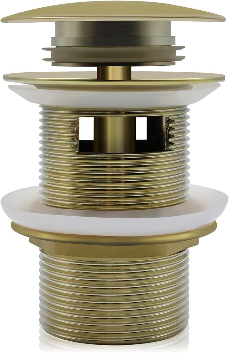 FerdY Pop-up Drain for Freestanding Bathtub, Brushed Nickel Finish, cUPC Certification, Freestanding Bathtub Drain Stopper - Image 2